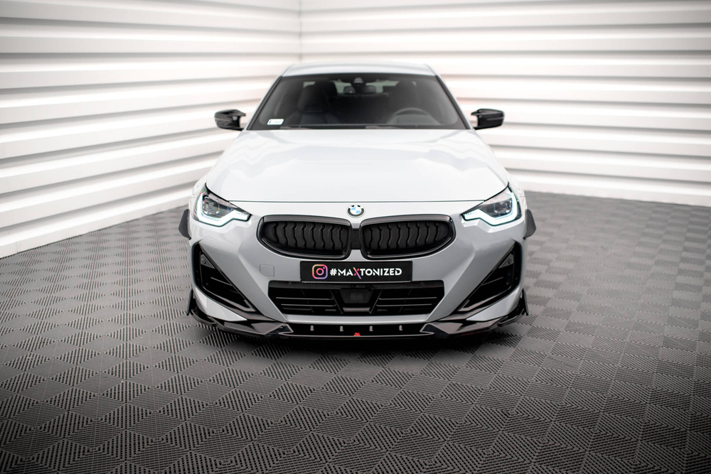 Lame Du Pare-Chocs Avant V.2 + Ailerons BMW 2 Coupe M-Pack / M240i G42
