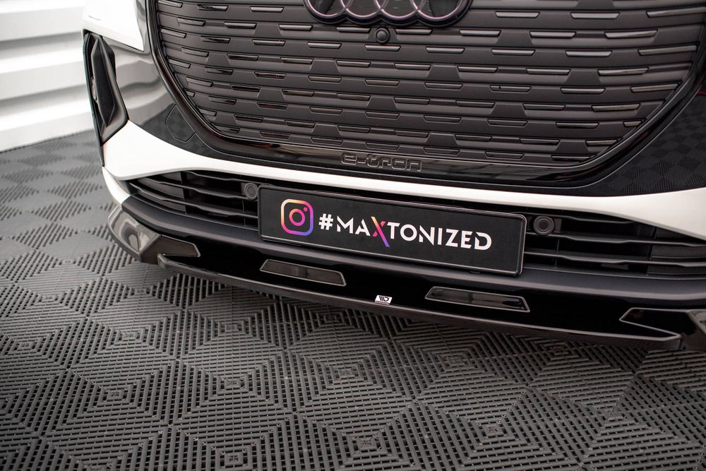 Lame Du Pare-Chocs Avant V.1 Audi Q4 e-tron Sportback S-line Mk1
