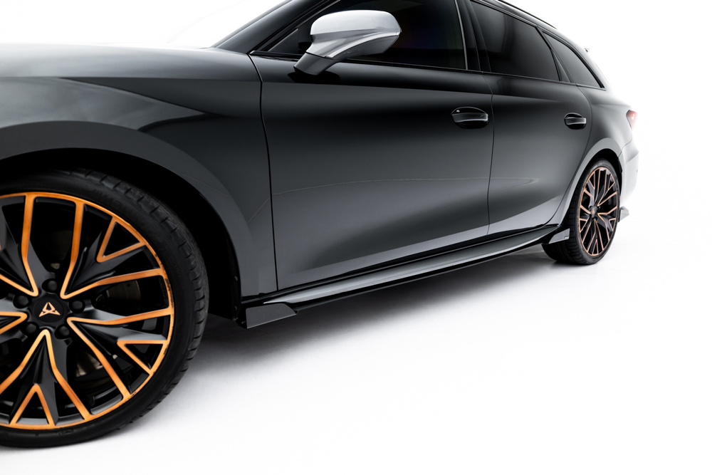 Street Pro Rajouts Des Bas De Caisse + Flaps Cupra Leon ST / Hatchback Aero Mk1 / Mk1 Facelift