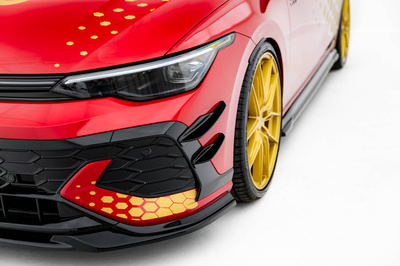 Ailes de pare-chocs avant (Canards) Volkswagen Golf GTI Clubsport Mk8 Facelift