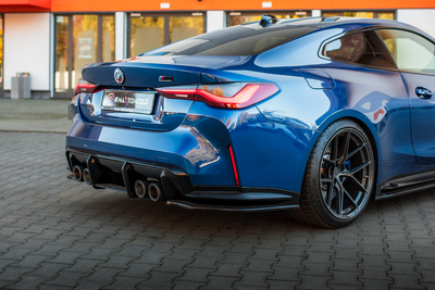 Lames De Pare-Chocs Arrière Latérales  V.2 BMW M4 G82 / G82 Facelift