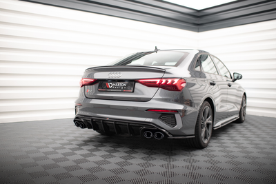 Rajout Du Pare-Chocs Arriere + Faux Pot D'échappement Audi A3 S-Line Sedan 8Y