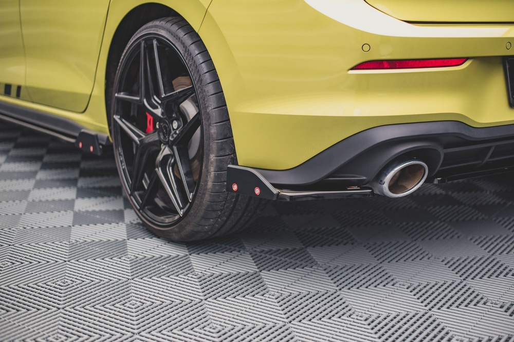 Lames De Pare-Chocs Arrière Latérales V.1 + Ailerons Volkswagen Golf GTI Clubsport Mk8