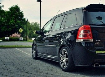SET DES RAJOUTS DES BAS DE CAISSE OPEL ZAFIRA B OPC