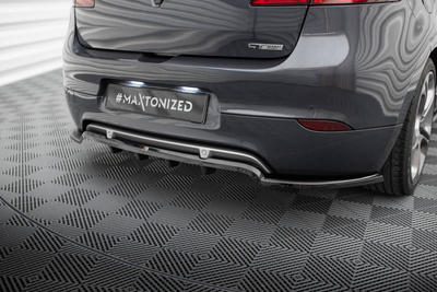 Arriere Splitter (avec une barre verticale) Renault Megane GT MK3 Facelift