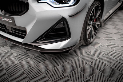 Street Pro Lame Du Pare-Chocs Avant  + Flaps BMW 2 Coupe M-Pack / M240i G42