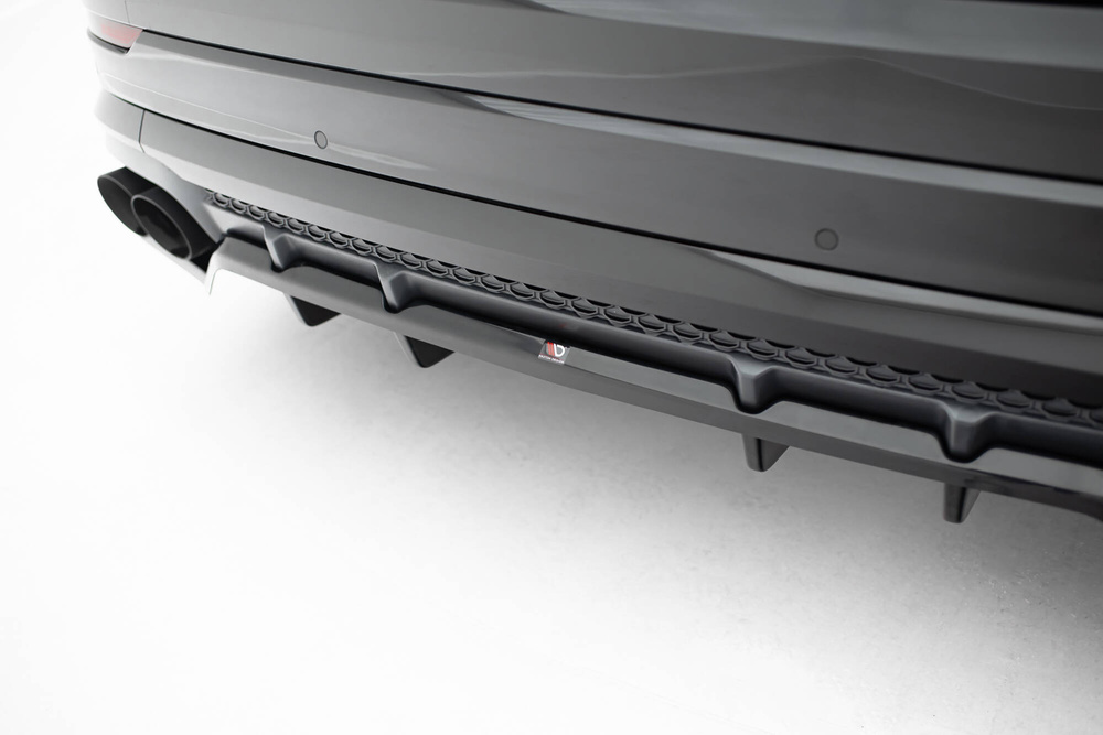 Arriere Splitter (avec une barre verticale) V.2 Audi SQ8 / Q8 S-Line Mk1 Facelift