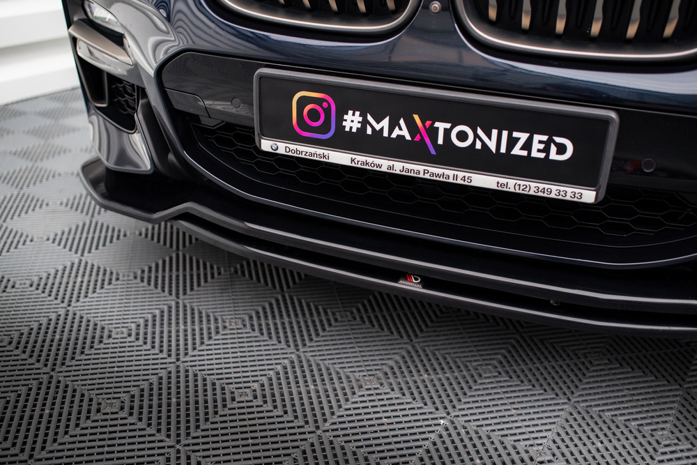 Lame du pare-chocs avant / Splitter  BMW X4 M-Pack G02