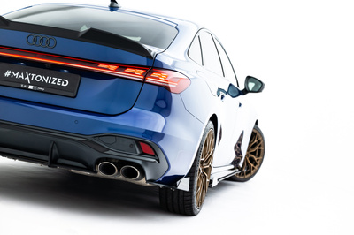 Street Pro Lame Du Pare Chocs Arriere + Flaps Audi S5 Sedan / Avant B10