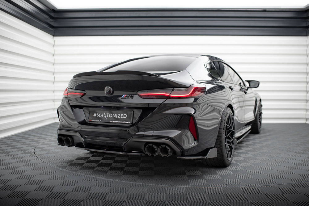 Lames De Pare-Chocs Arrière Latérales V.1 + Ailerons BMW M8  Gran Coupe F93 