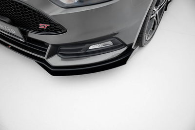 Street Pro Lame Du Pare-Chocs Avant  + Flaps Ford Focus ST Mk3 Facelift