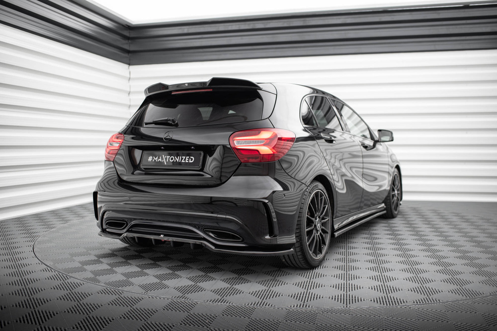Arriere Splitter (avec une barre verticale) Mercedes-Benz A AMG-Line W176 Facelif