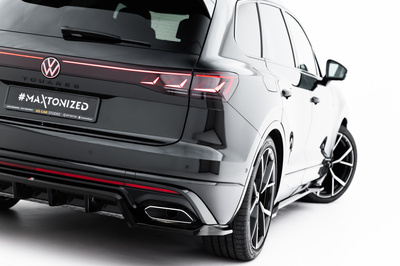 Arriere Splitter (avec une barre verticale) Volkswagen Touareg R-Line Mk3 Facelift
