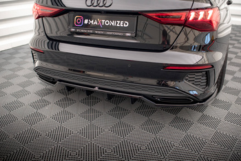 Arriere Splitter (avec une barre verticale) Audi A3 S-Line Sedan 8Y