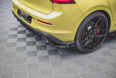 Lames De Pare-Chocs Arrière Latérales V.1 + Ailerons Volkswagen Golf GTI Clubsport Mk8