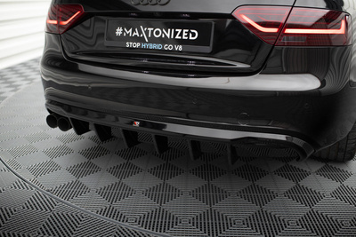 Diffuseur Arrière Complet Audi A5 Coupe / Cabrio S-Line 8T (Version double échappement simple face)