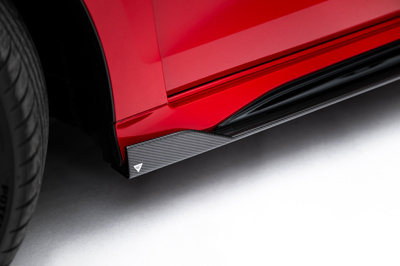 Set of Prepreg Carbon Fiber Side Skirts  Audi RS3 Sedan 8Y Facelift