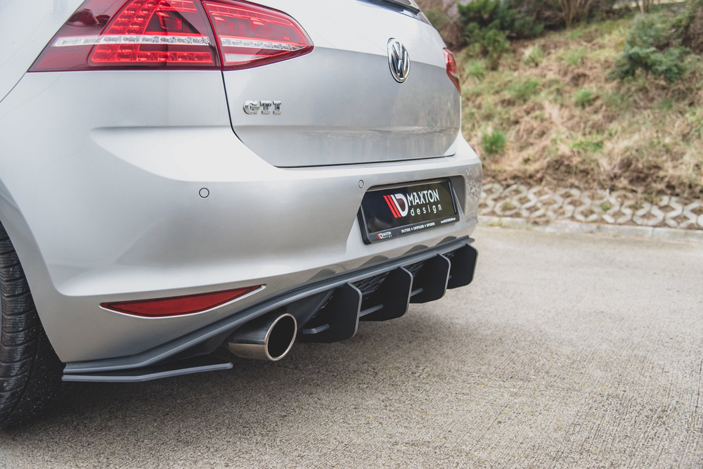 Sport Durabilité Lame Du Pare Chocs Arriere V.2 VW Golf 7 GTI