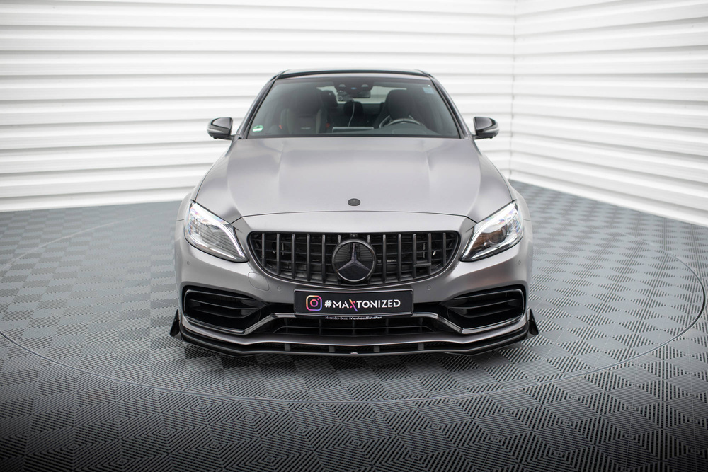 Street Pro Lame Du Pare-Chocs Avant  + Flaps Mercedes-AMG C63 Sedan / Estate W205 Facelift