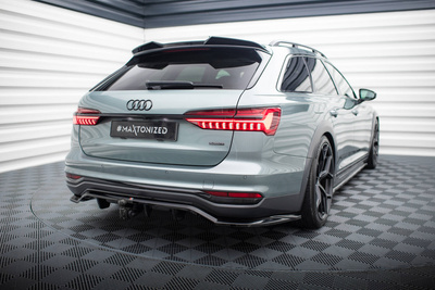 Arriere Splitter (avec une barre verticale) Audi A6 Allroad C8