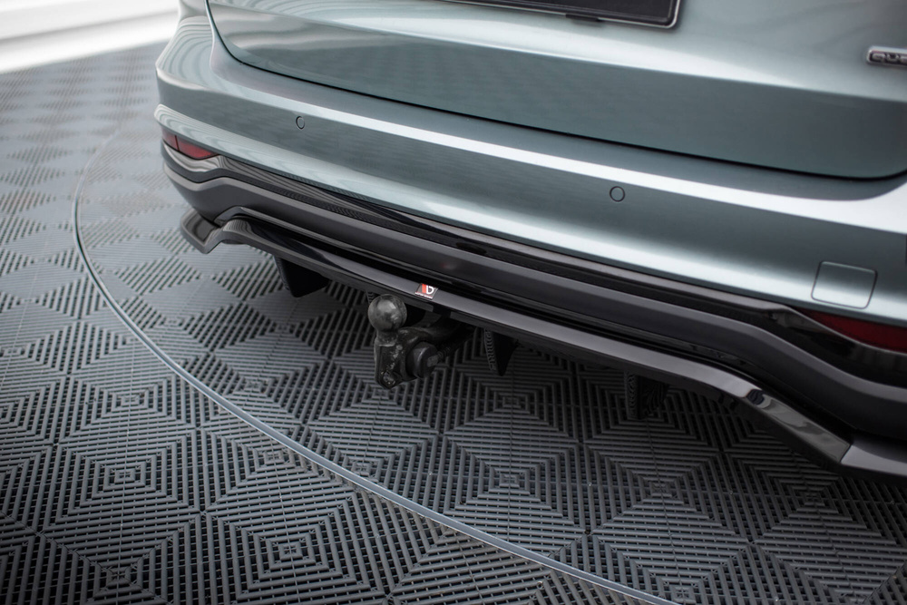 Arriere Splitter (avec une barre verticale) Audi A6 Allroad C8