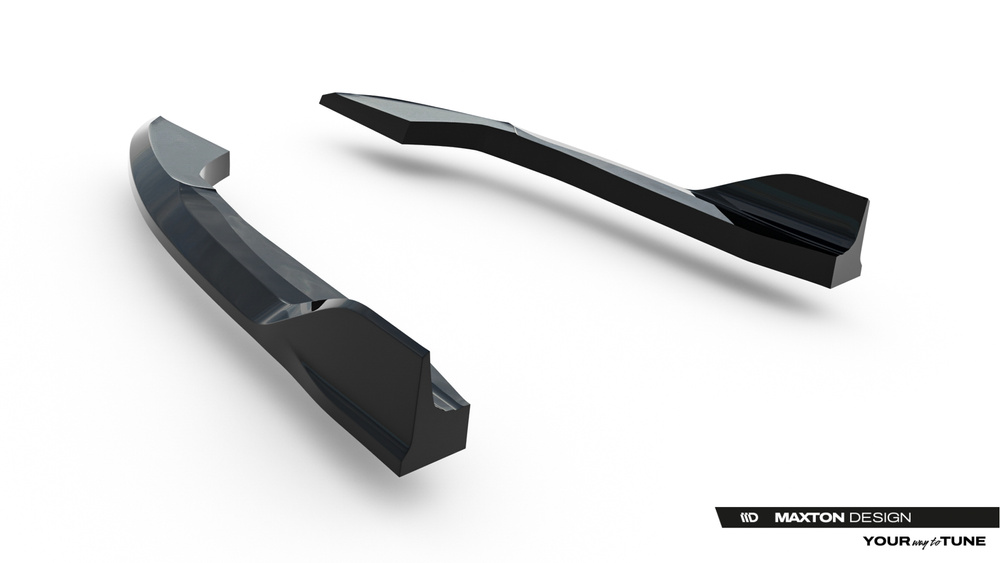 Lames De Pare-Chocs Arrière Latérales V.1 Volkswagen Golf R Variant Mk8 / Mk8 Facelift