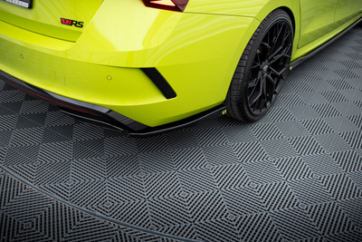 Lames De Pare-Chocs Arrière Latérales V.2 Skoda Octavia RS Combi / Liftback Mk4 / Mk4 Facelift