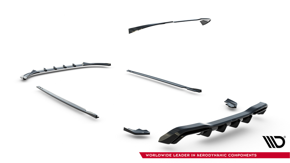 Ensemble Diffuseur V.5 Volkswagen Golf R Hatchback Mk8 Facelift