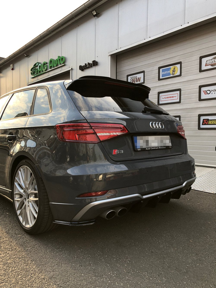 LAME DU PARE-CHOCS ARRIERE AUDI S3 8V FACELIFT