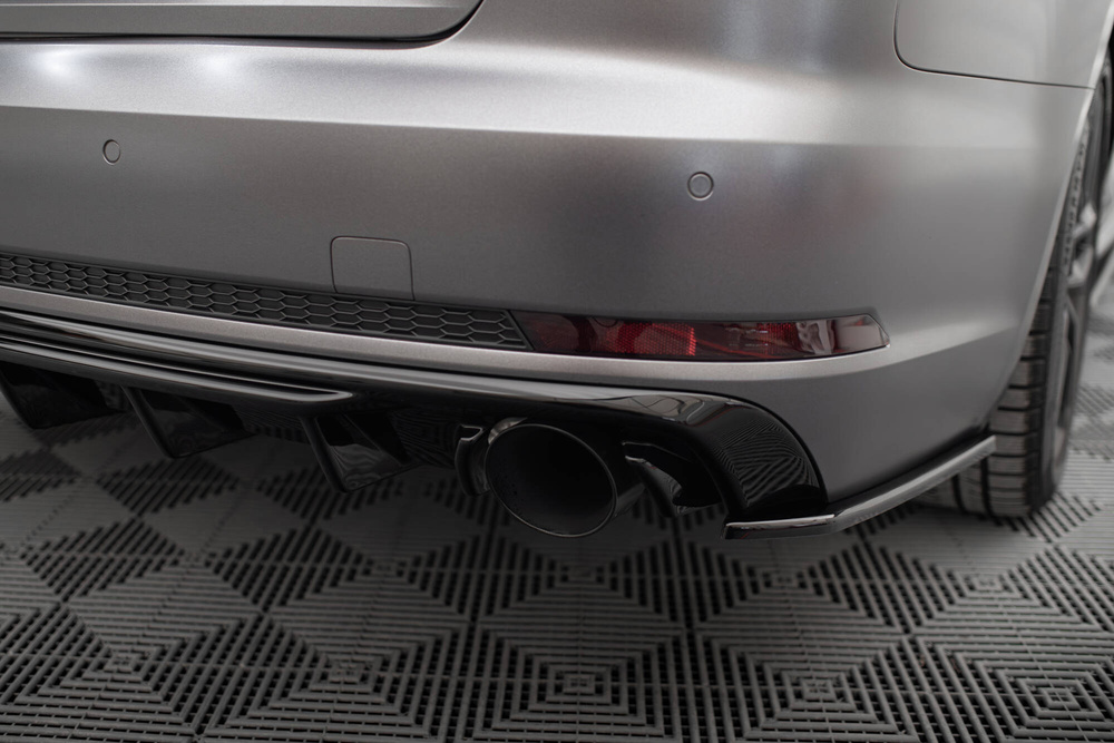 Diffuseur Arrière Complet V.1 Audi A4 S-line B9 (Version avec embouts d'échappement simples des deux côtés)