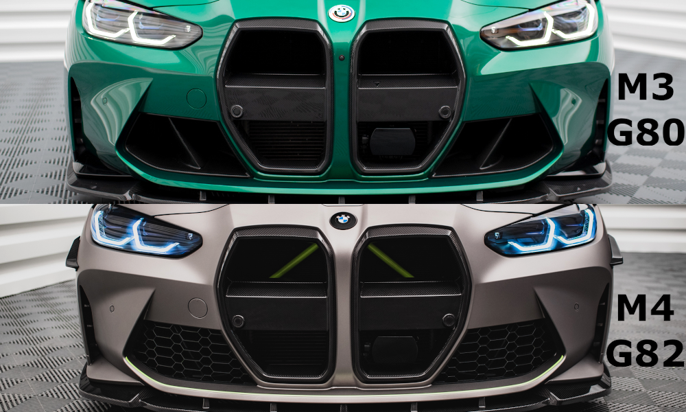 Fibre de Carbone Avant Grill BMW M4 G82  / M3 G80