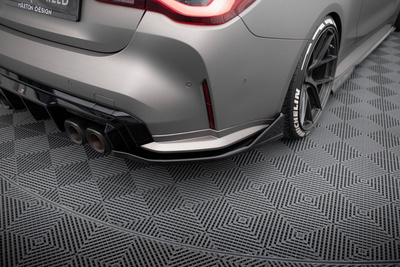 Lames De Pare-Chocs Arrière Latérales V.5 (Pour jupe arrière v.1) BMW M4 G82 / G82 Facelift