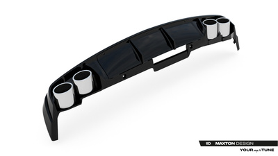 Rajout Du Pare-Chocs Arriere + Faux Pot D'échappement Audi A6 Sedan / Avant C8 / C8 Facelift