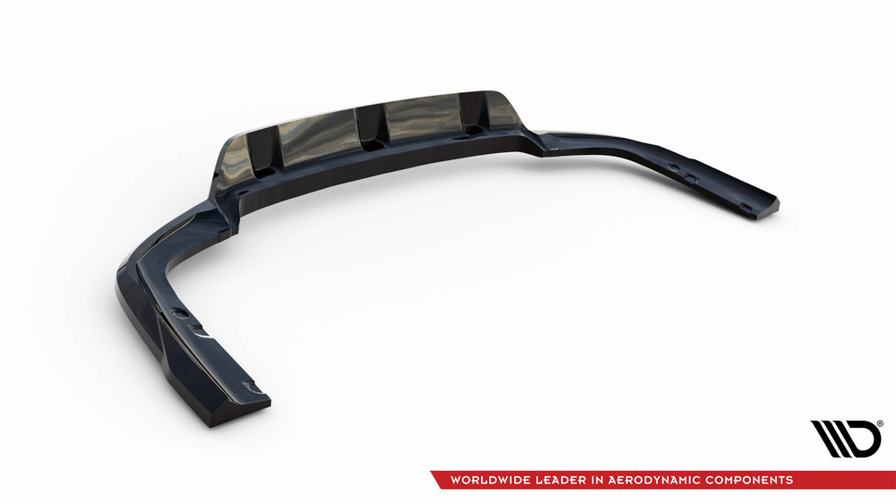 Arriere Splitter (avec une barre verticale) V.1 BMW X6 M-Pack G06 Facelift