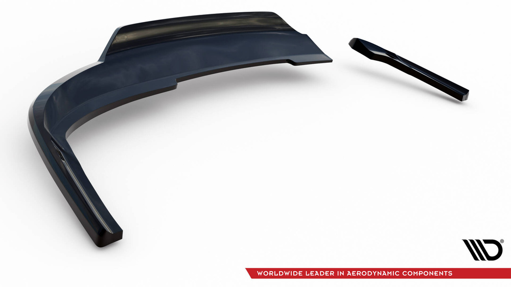 Arriere Splitter (avec une barre verticale) Audi A4 Competition B8 Facelift