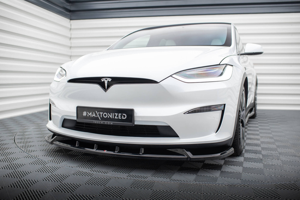 Lame Du Pare-Chocs Avant V.2 Tesla Model X Mk1 Facelift