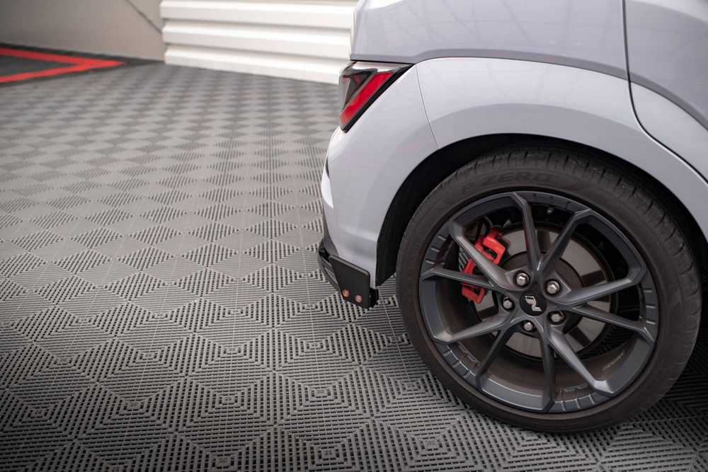 Lames De Pare-Chocs Arrière Latérales V.1 + Flaps Hyundai Kona N Mk1