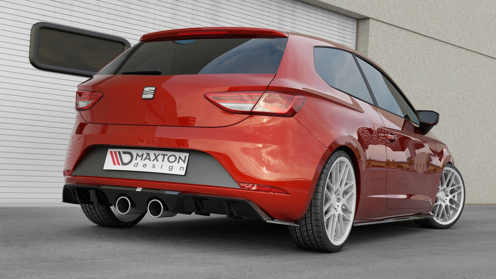 Rajout Du Pare-Chocs Arriere V.2 Seat Leon Cupra Hatchback Mk3 Facelift