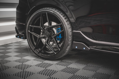 Lames De Pare-Chocs Arrière Latérales V.2 + Ailerons Volkswagen Golf R Hatchback Mk8