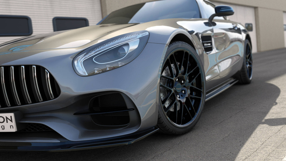 Lame Du Pare-Chocs Avant Mercedes-AMG GT S C190 Facelift