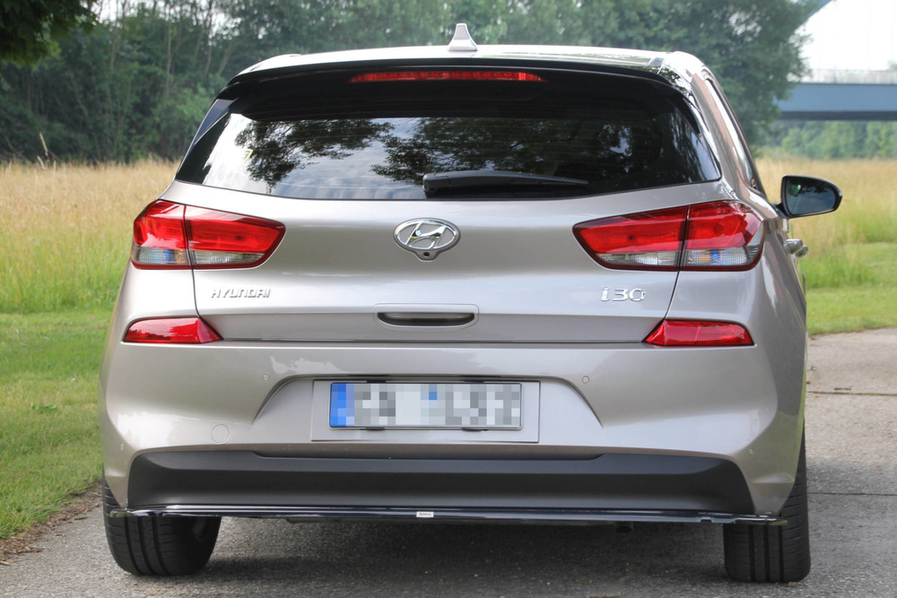 Arriere Splitter (SANS BARRES VERTICALES) HYUNDAI I30 MK3 HATCHBACK