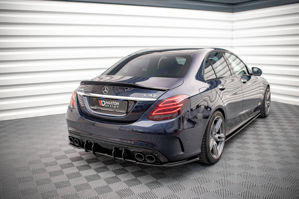 Lames De Pare-Chocs Arrière Latérales Mercedes-AMG C 43 Sedan  W205 Facelift