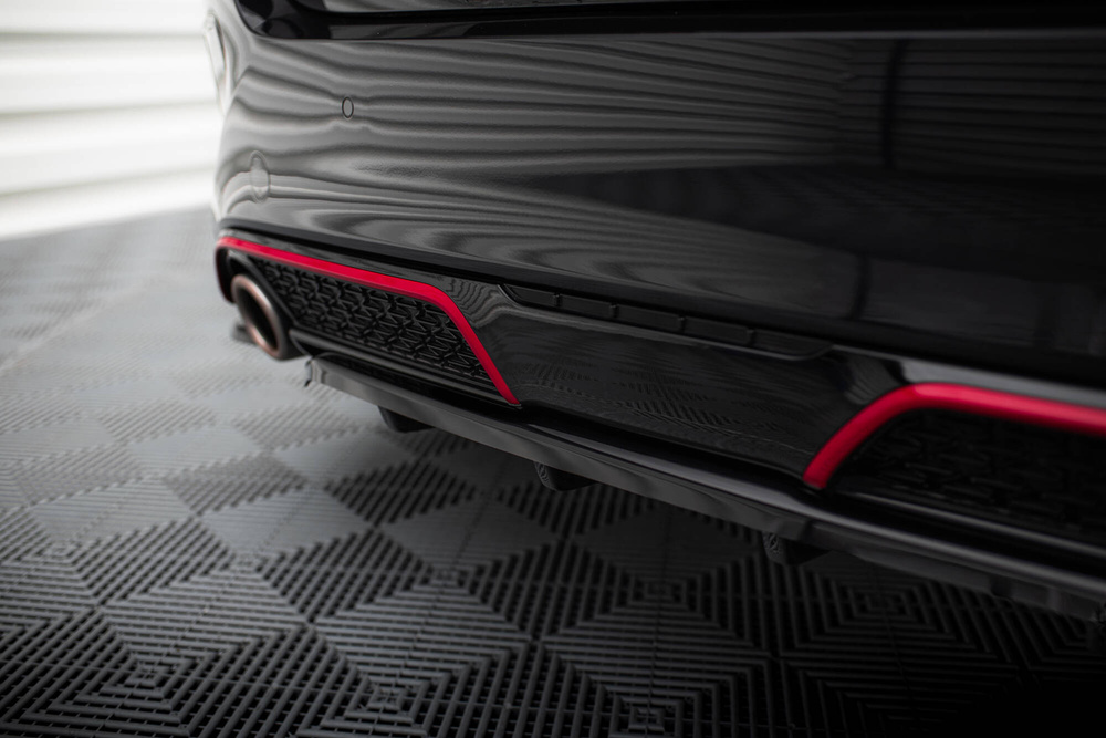 Arriere Splitter (avec une barre verticale) Kia Ceed GT Mk3 Facelift