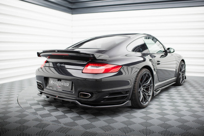 Arriere Splitter (avec une barre verticale) Porsche 911 Turbo 997