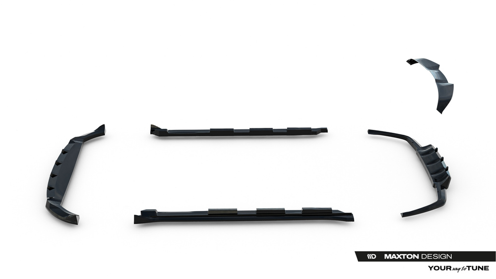 Ensemble Diffuseur Land Rover Range Rover Velar R-Dynamic Mk1 (Le kit n'est pas compatible avec un attelage)