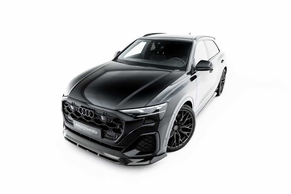 Set of Prepreg Carbon Splitters Audi Q8 S-Line Mk1 Facelift