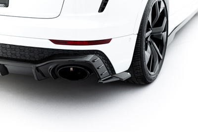 Fibre de Carbone Lames De Pare-Chocs Arrière Latérales Audi RSQ8 Mk1