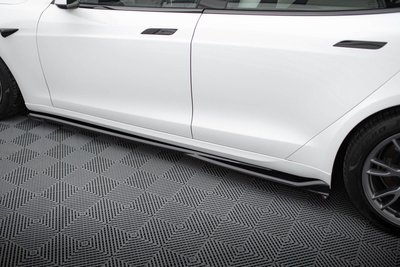 Rajouts Des Bas De Caisse V.1 Tesla Model S Plaid Mk1 Facelift