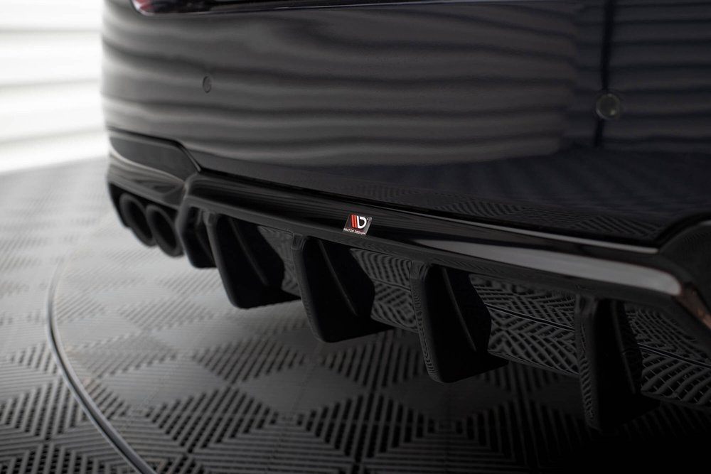 Diffuseur Arrière Complet V.2 BMW 5 M-Pack F10 / F11 (Version avec deux doubles échappements)