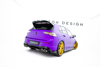 Lames De Pare-Chocs Arrière Latérales V.7 Volkswagen Golf R  Mk8 / Mk8 Facelift